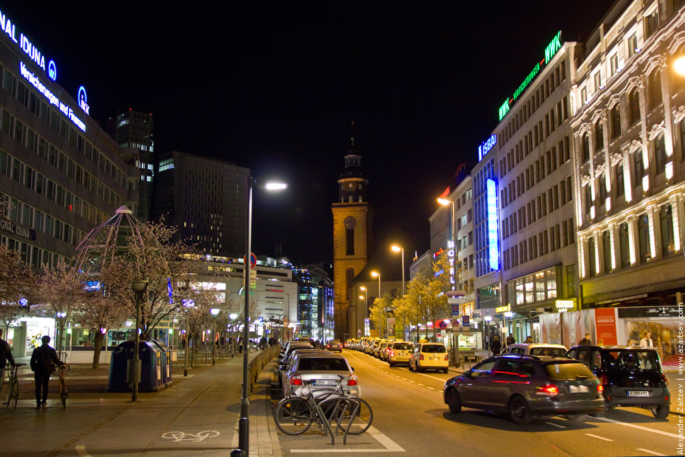 Франкфурт ночью